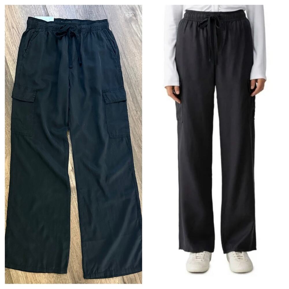 NWT!! Social Standard by Sanctuary, Caravan Pull On Cargo Pant, Black, Small